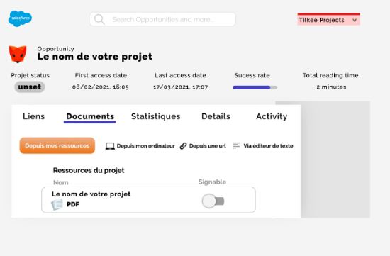 Tilkee dans salesforce2